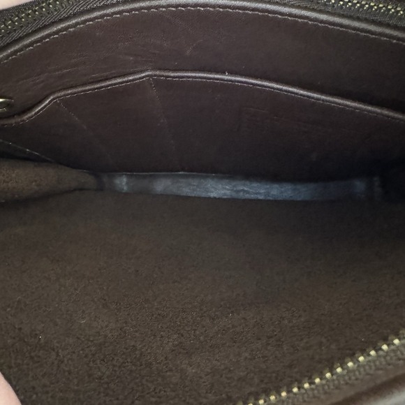 Coach 9966 Vintage Leather Legacy Zip Bag Mahogany Brown 90's USA Gold Hardware - Picture 16 of 16